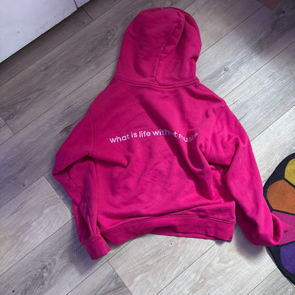 isobree pink hoodie